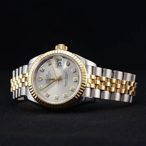 pre owned rolex diamond dot dial|rolex diamond dial.